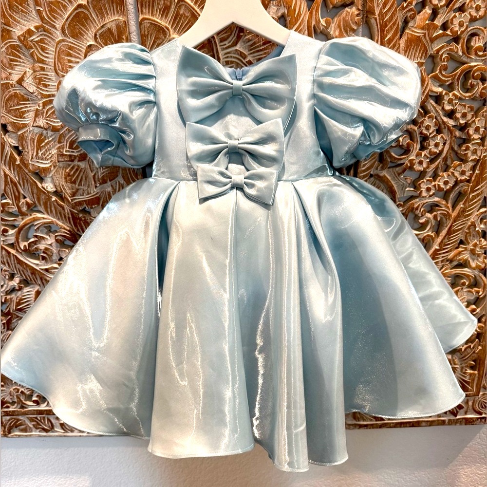 Elegant Blue Kids Formal Dress